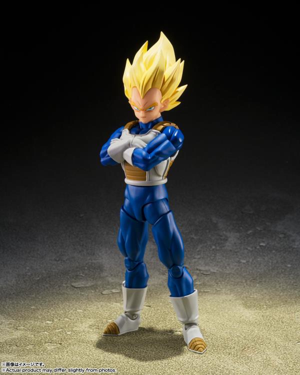 Dragon Ball Z S.H.Figuarts Super Saiyan Vegeta (Dangerous Pride) Action Figure Gallery Image 7