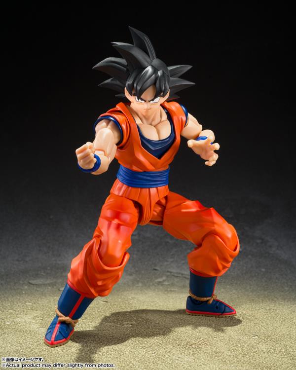 Dragon Ball Z S.H.Figuarts Son Goku (Kind-hearted Saiyan) Action Figure Gallery Image 4