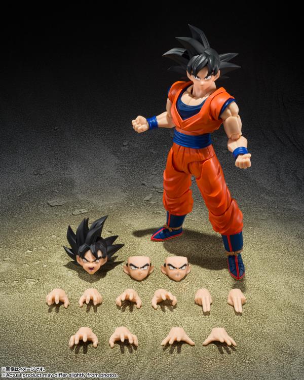 Dragon Ball Z S.H.Figuarts Son Goku (Kind-hearted Saiyan) Action Figure Gallery Image 9