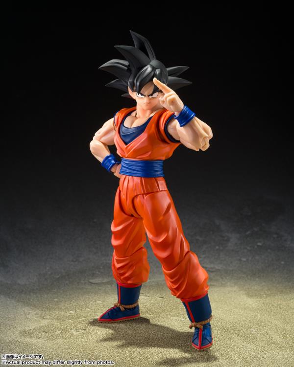 Dragon Ball Z S.H.Figuarts Son Goku (Kind-hearted Saiyan) Action Figure Gallery Image 3