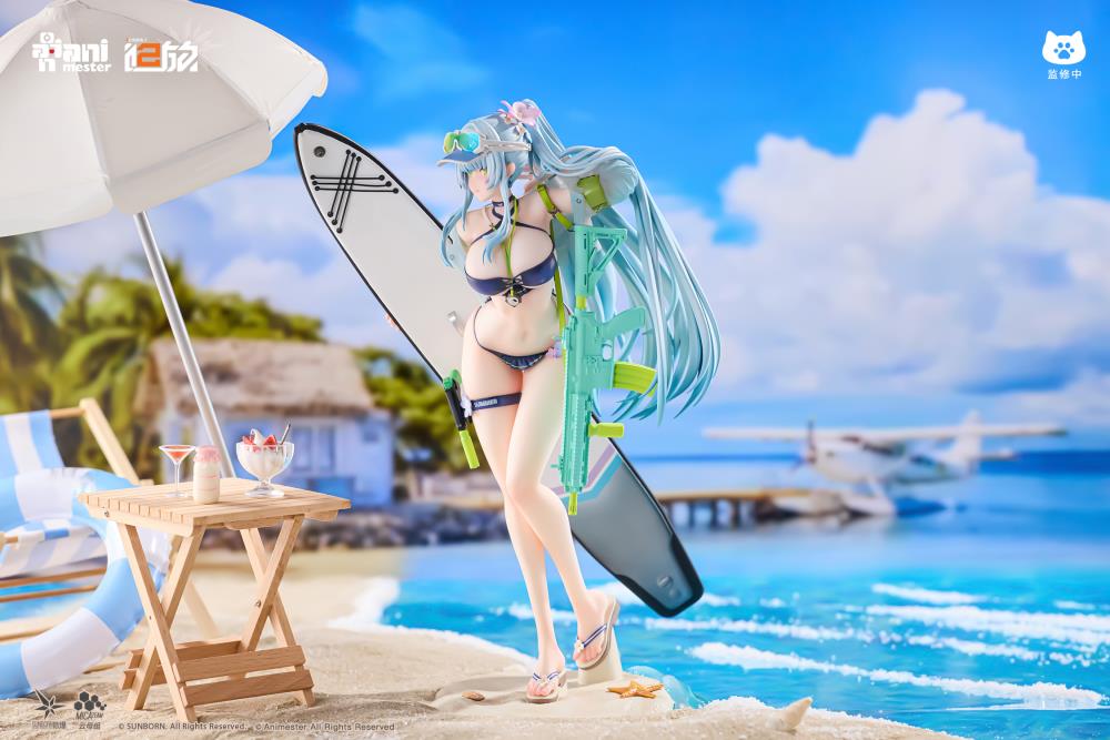Girls' Frontline 2: Exilium HK416 Klukai (Cerulean Breaker Ver.) 1/7 Scale Figure Gallery Image 4