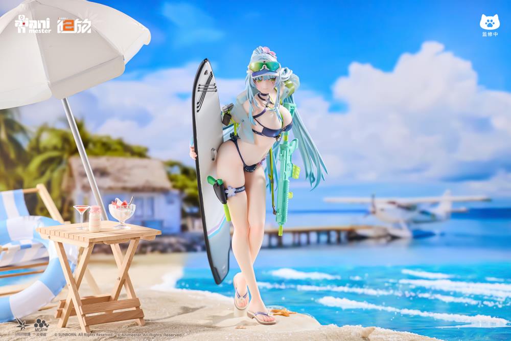Girls' Frontline 2: Exilium HK416 Klukai (Cerulean Breaker Ver.) 1/7 Scale Figure Gallery Image 7