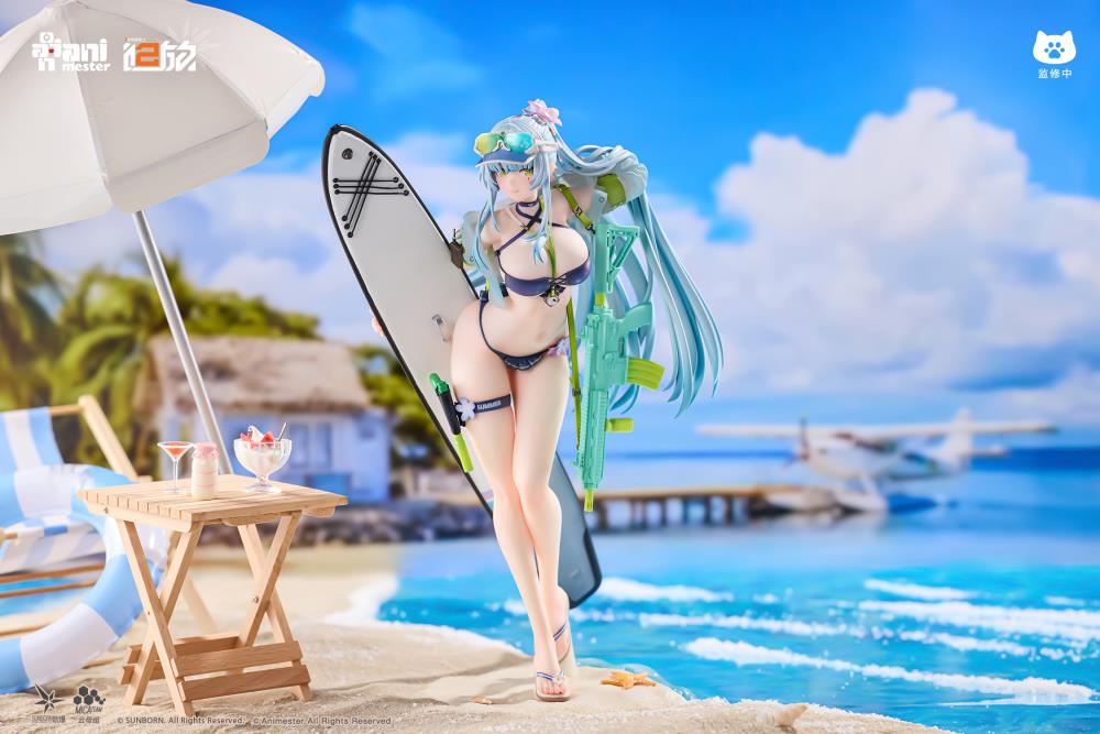 Girls' Frontline 2: Exilium HK416 Klukai (Cerulean Breaker Ver.) 1/7 Scale Figure Gallery Image 3