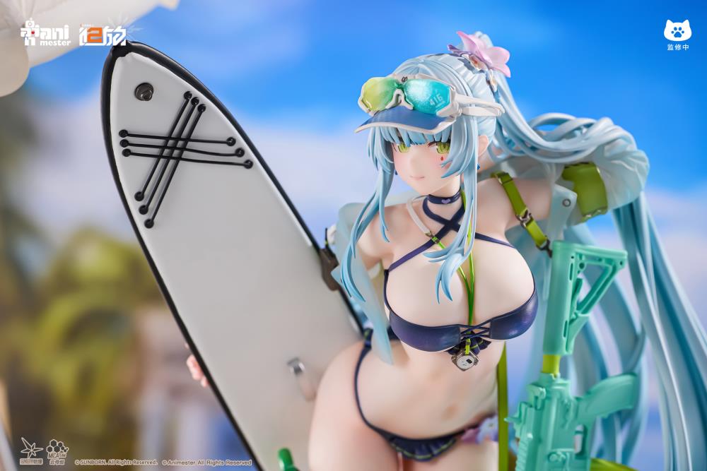 Girls' Frontline 2: Exilium HK416 Klukai (Cerulean Breaker Ver.) 1/7 Scale Figure Gallery Image 8