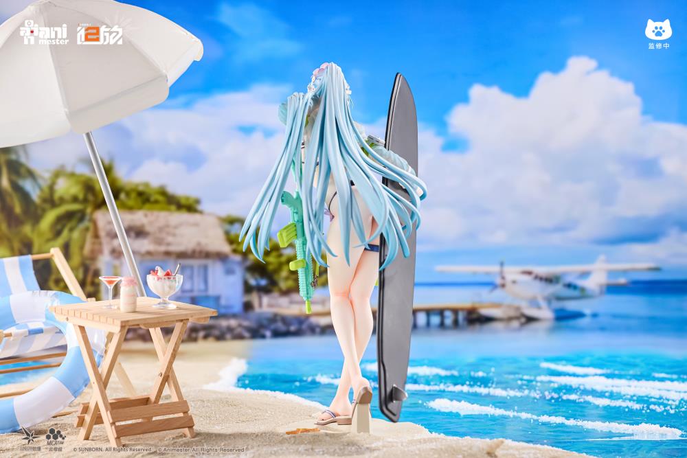 Girls' Frontline 2: Exilium HK416 Klukai (Cerulean Breaker Ver.) 1/7 Scale Figure Gallery Image 6