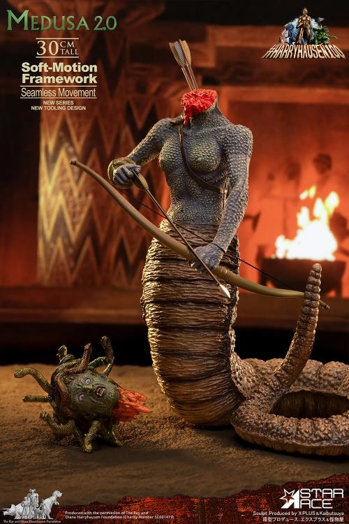 Clash of the Titans Ray Harryhausen 100th Anniversary Soft-Motion Series Medusa Action Figure Gallery Image 16