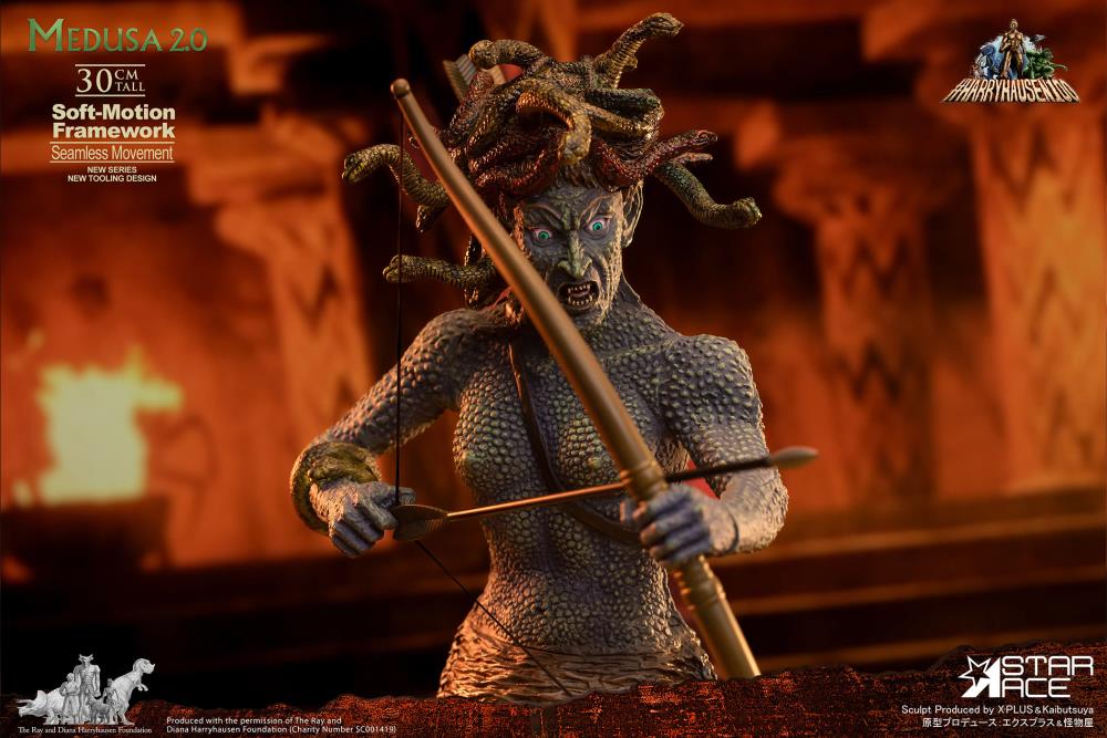 Clash of the Titans Ray Harryhausen 100th Anniversary Soft-Motion Series Medusa Action Figure Gallery Image 12