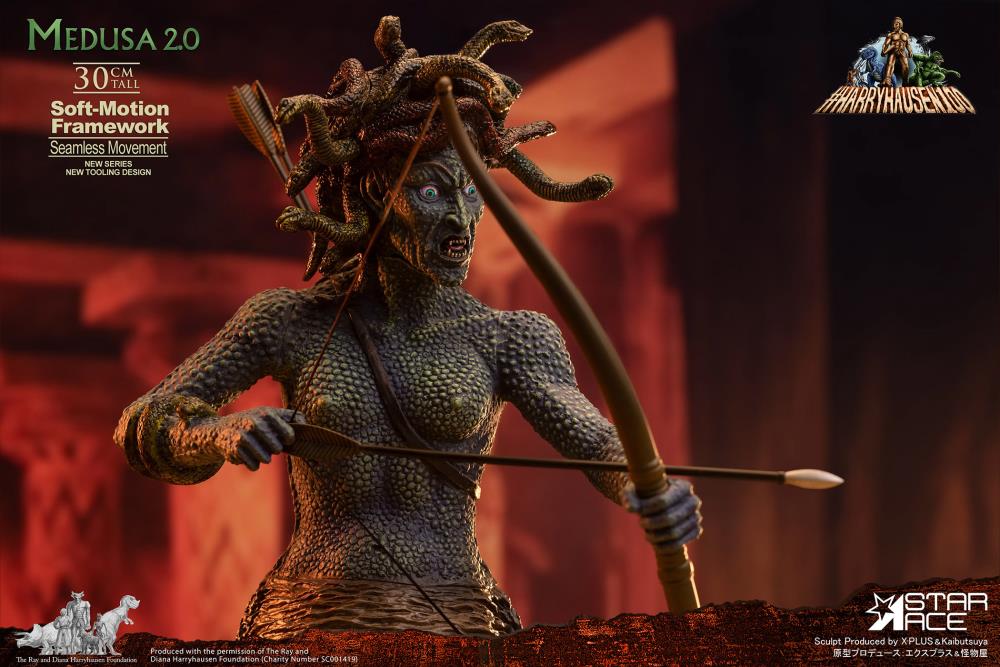 Clash of the Titans Ray Harryhausen 100th Anniversary Soft-Motion Series Medusa Action Figure Gallery Image 14