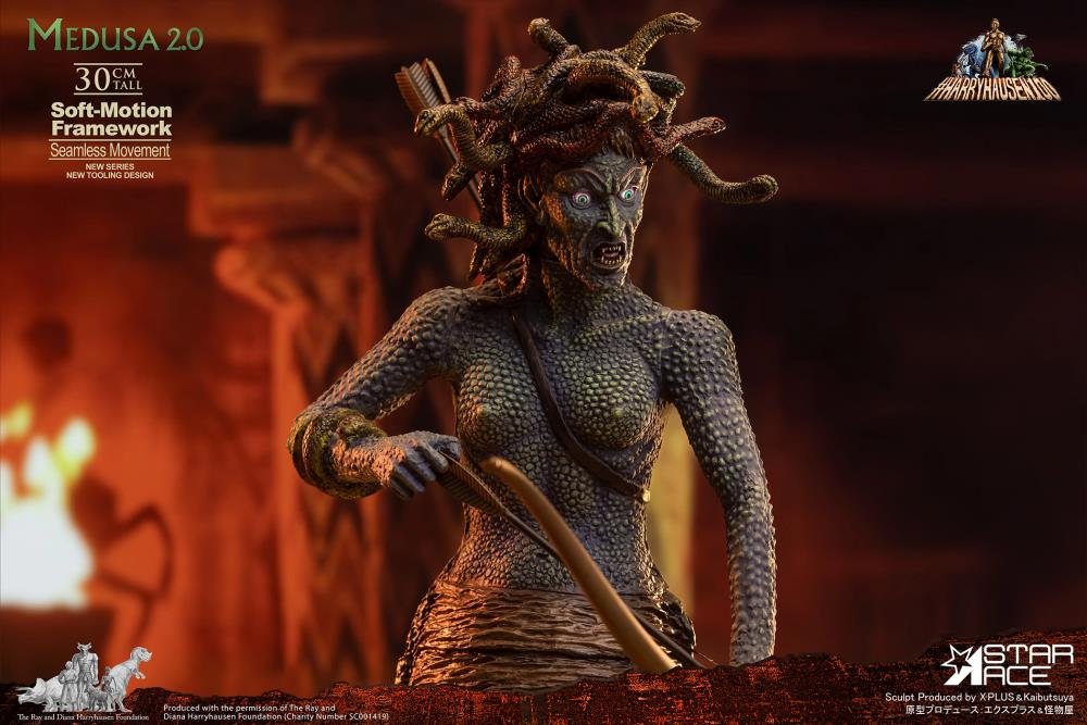 Clash of the Titans Ray Harryhausen 100th Anniversary Soft-Motion Series Medusa Action Figure Gallery Image 11