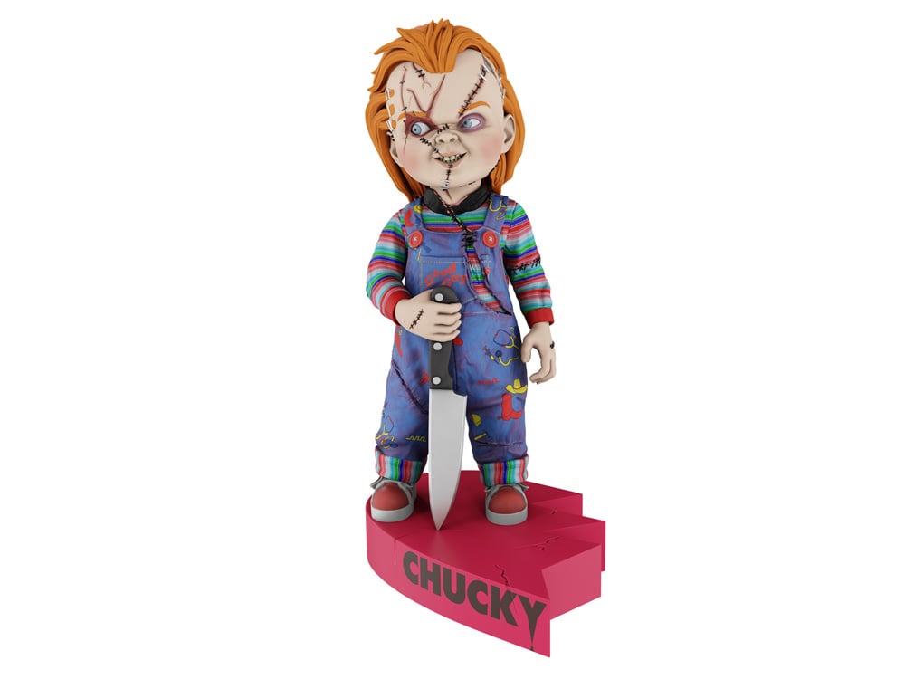 Bride of Chucky Chucky (Heart Connect Base) Head Knocker Gallery Image 1