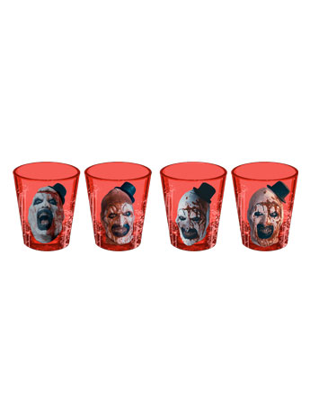 Terrifier Art the Clown Shot Glass Set Gallery Image 2