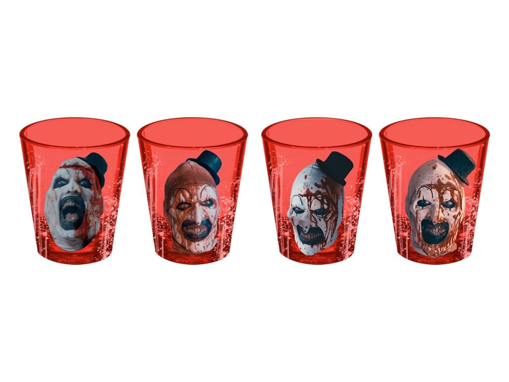 Terrifier Art the Clown Shot Glass Set Gallery Image 1