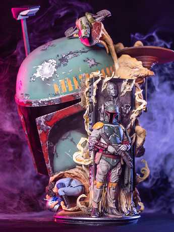 Star Wars Boba Fett (Deluxe Edition) Limited Edition Fine Art Bust Gallery Image 2