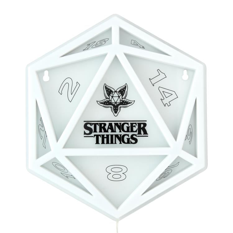 Stranger Things Season 5 Wall Mountable D20 Dice LED Neon Light Gallery Image 4
