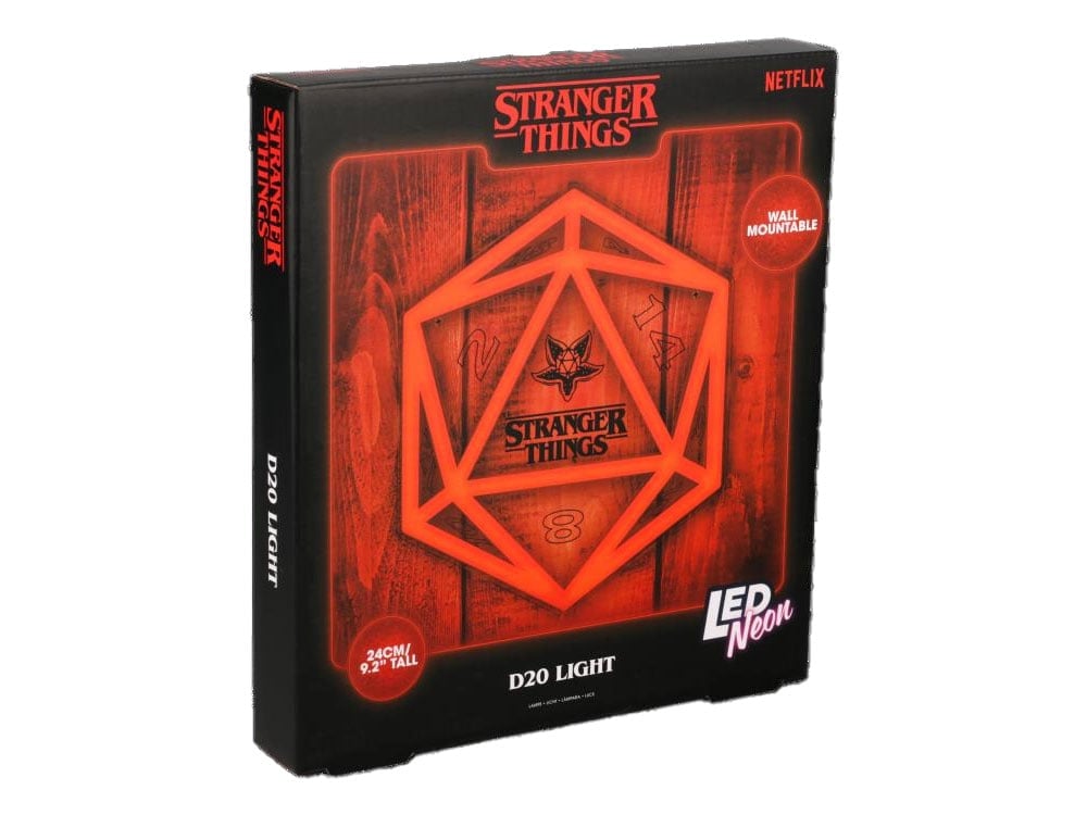 Stranger Things Season 5 Wall Mountable D20 Dice LED Neon Light Gallery Image 7