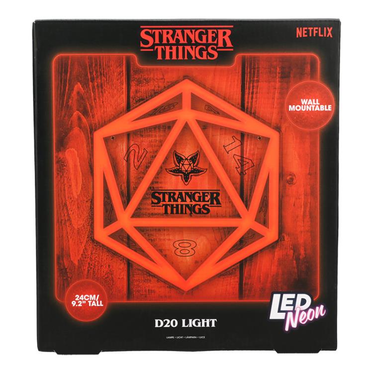Stranger Things Season 5 Wall Mountable D20 Dice LED Neon Light Gallery Image 6
