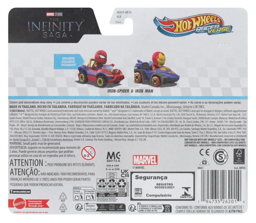 Hot Wheels RacerVerse Mix 3 Case of 4 Two-Packs Gallery Image 11