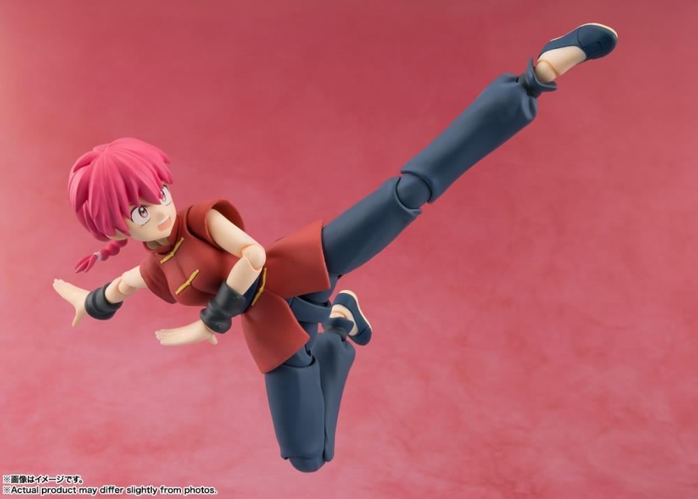 Ranma 1/2 S.H.Figuarts Ranma Saotome (Female Ver.) Action Figure Gallery Image 6