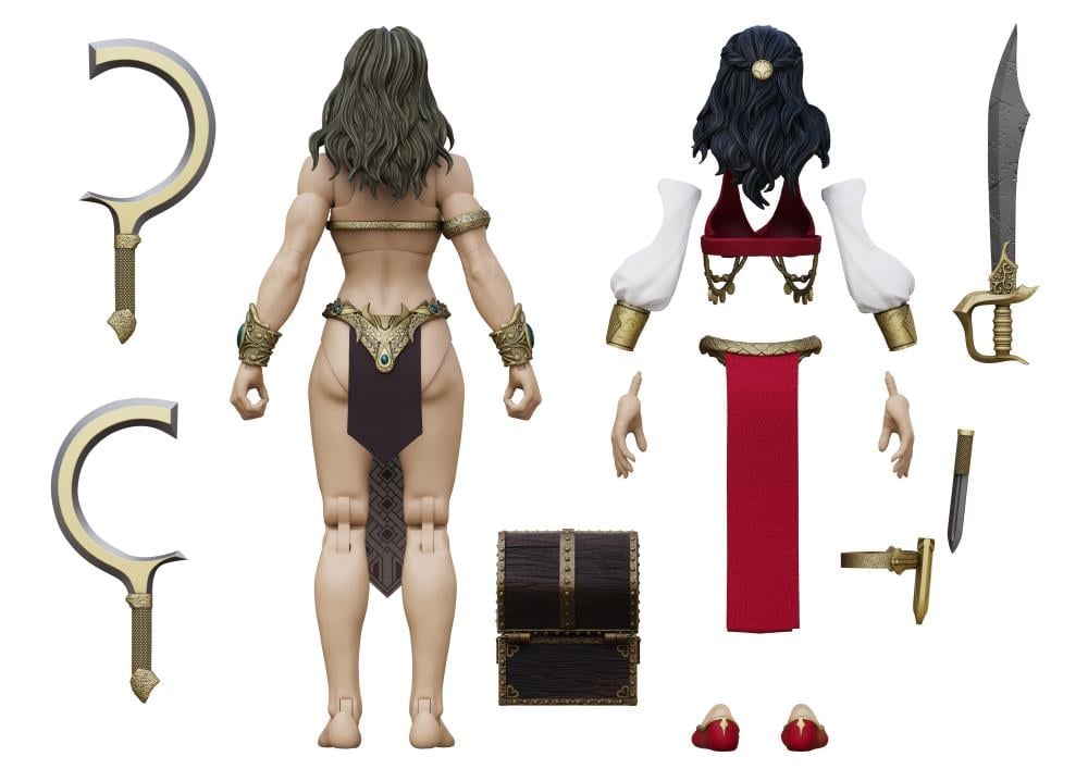 Conan the Barbarian Epic H.A.C.K.S. Belit: Queen of the Black Coast (Pirate/Shemite Queen) 1/12 Scale Action Figure Gallery Image 6