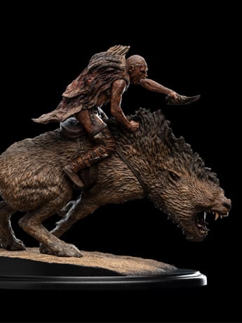 The Lord of the Rings Sharku on Warg Miniature Statue Gallery Image 2