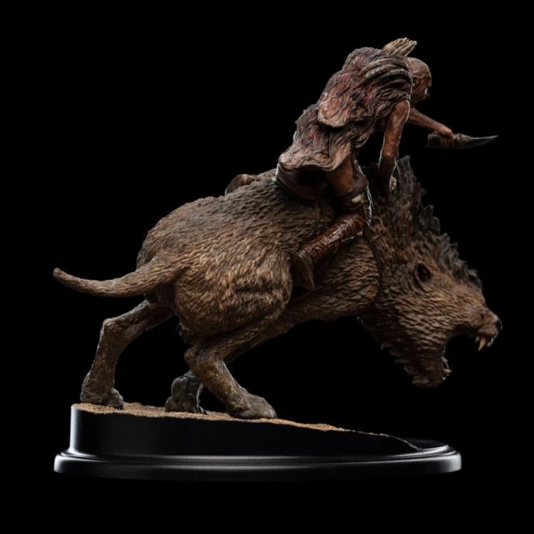 The Lord of the Rings Sharku on Warg Miniature Statue Gallery Image 4