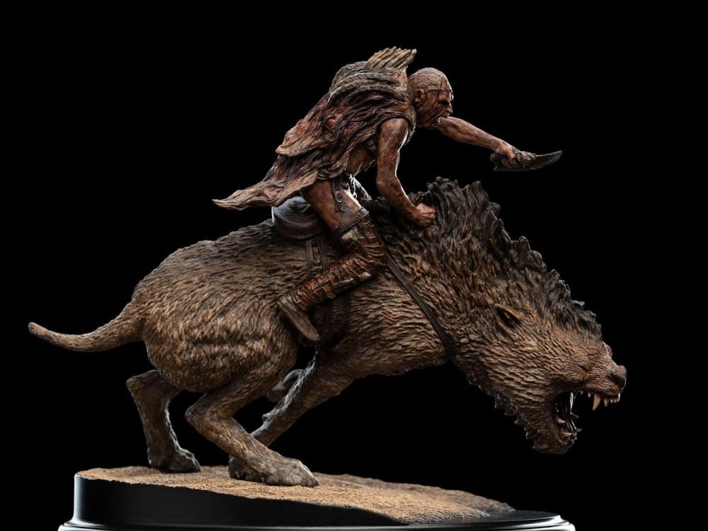 The Lord of the Rings Sharku on Warg Miniature Statue Gallery Image 1