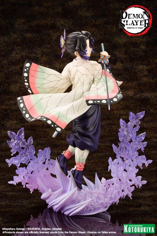 Demon Slayer: Kimetsu no Yaiba ArtFX J Shinobu Kocho 1/8 Scale Figure (Reissue) Gallery Image 8