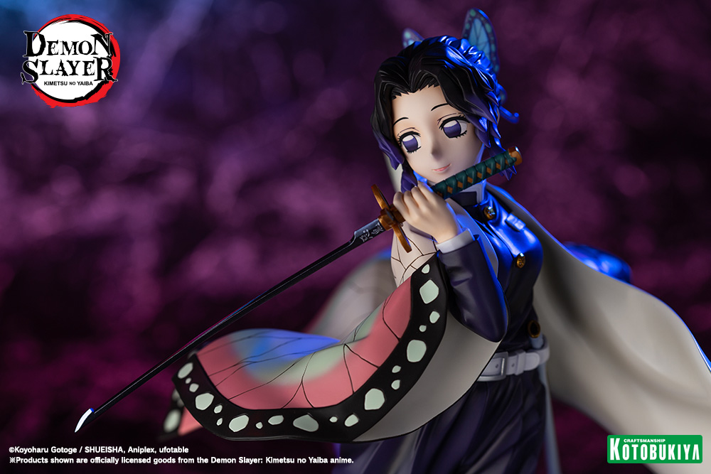Demon Slayer: Kimetsu no Yaiba ArtFX J Shinobu Kocho 1/8 Scale Figure (Reissue) Gallery Image 14