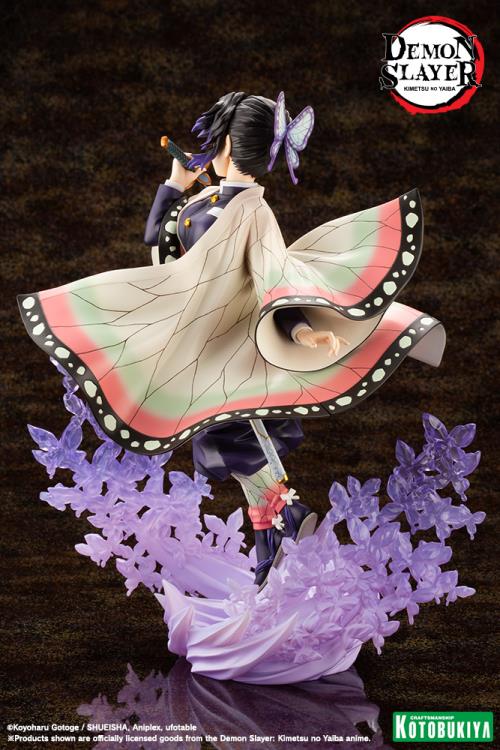 Demon Slayer: Kimetsu no Yaiba ArtFX J Shinobu Kocho 1/8 Scale Figure (Reissue) Gallery Image 6