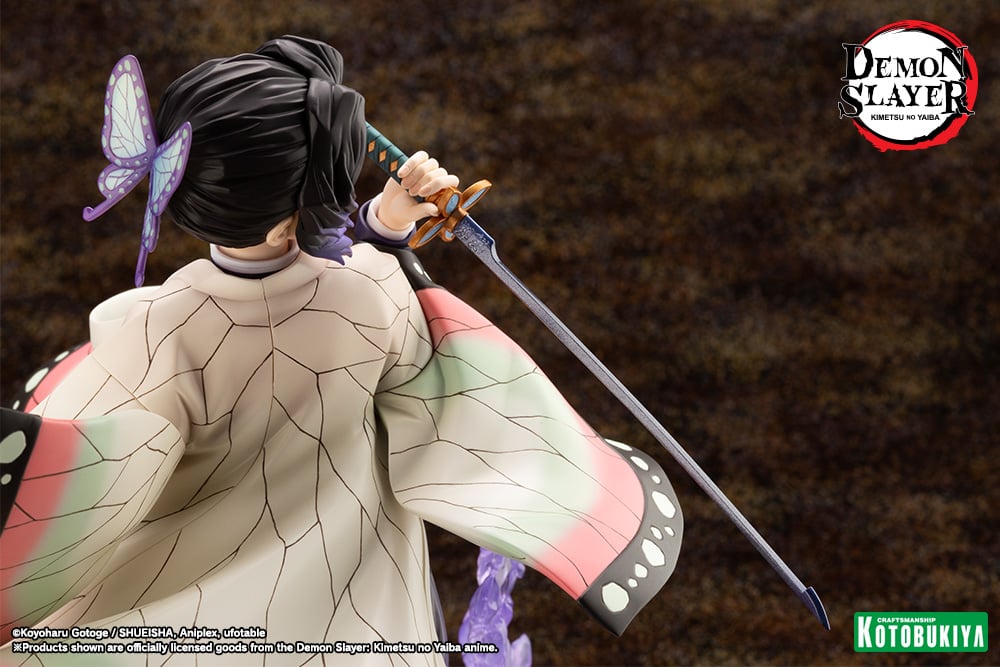 Demon Slayer: Kimetsu no Yaiba ArtFX J Shinobu Kocho 1/8 Scale Figure (Reissue) Gallery Image 12