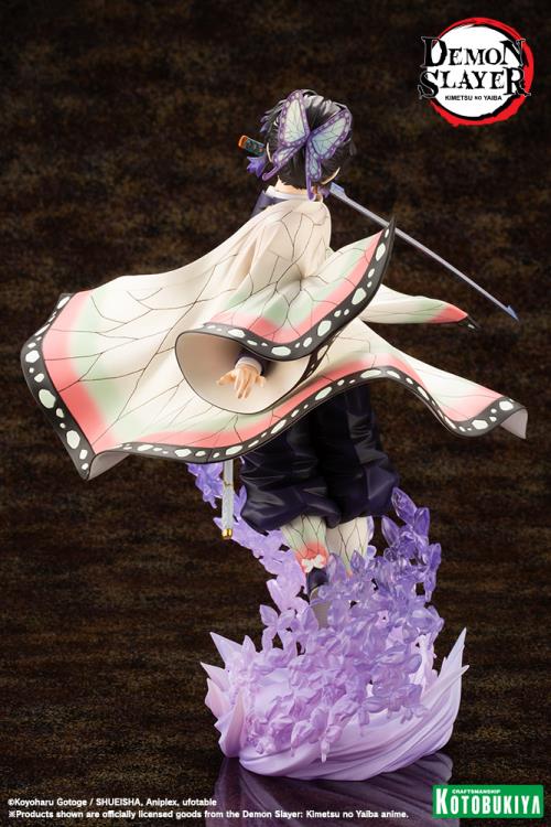 Demon Slayer: Kimetsu no Yaiba ArtFX J Shinobu Kocho 1/8 Scale Figure (Reissue) Gallery Image 7