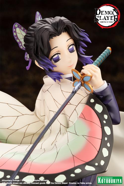 Demon Slayer: Kimetsu no Yaiba ArtFX J Shinobu Kocho 1/8 Scale Figure (Reissue) Gallery Image 9