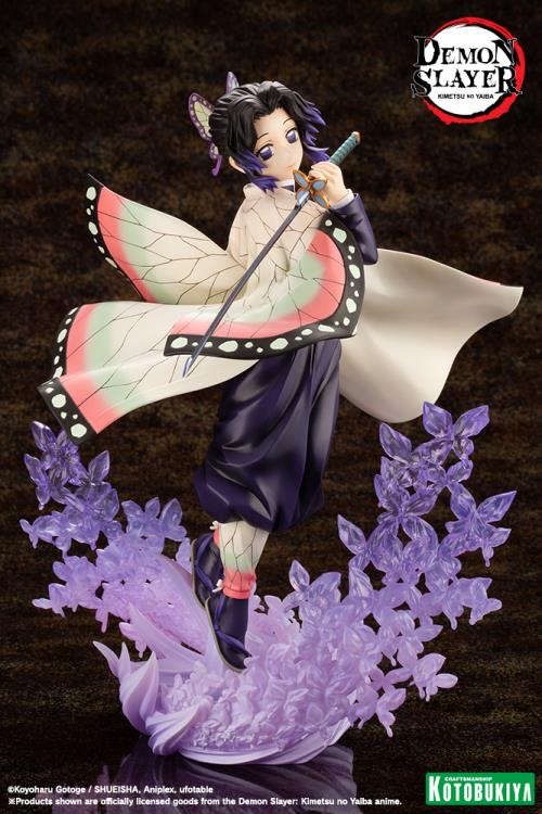 Demon Slayer: Kimetsu no Yaiba ArtFX J Shinobu Kocho 1/8 Scale Figure (Reissue) Gallery Image 4