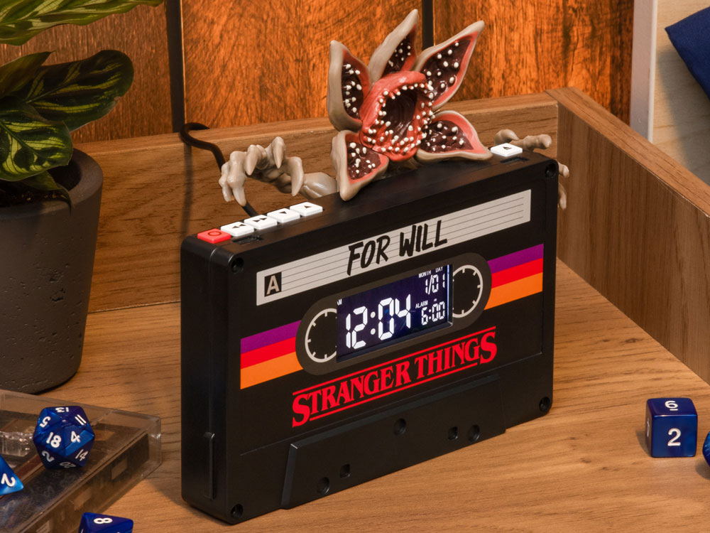 Stranger Things Season 5 Demogorgon Cassette Alarm Clock Gallery Image 3