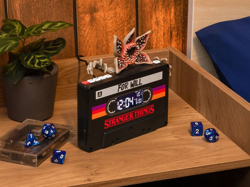 Stranger Things Season 5 Demogorgon Cassette Alarm Clock Gallery Image 1