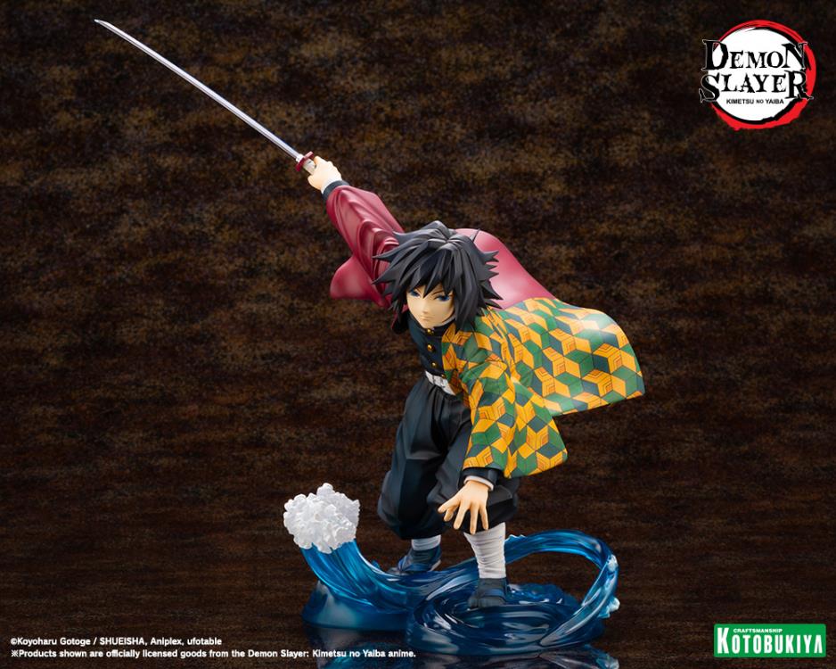 Demon Slayer: Kimetsu no Yaiba ArtFX J Giyu Tomioka 1/8 Scale Figure (Reissue) Gallery Image 3