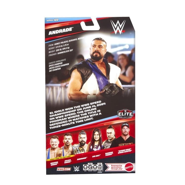 WWE Elite Collection Series #122 Andrade Action Figure Gallery Image 9