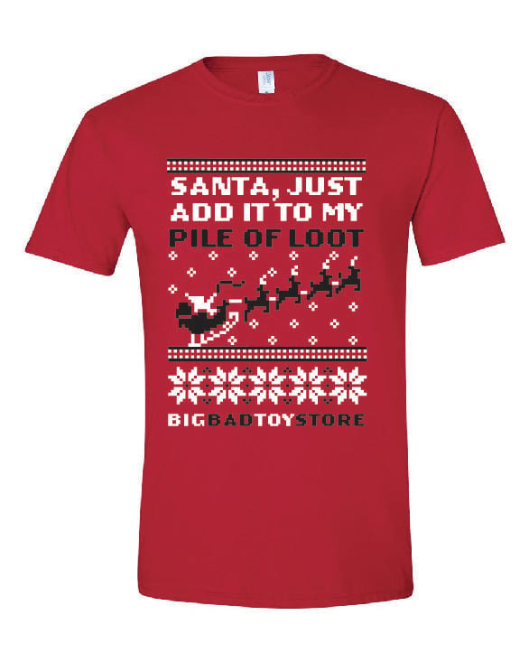 BigBadToyStore Ugly Sweater Holiday T-Shirt (Short-Sleeved) Gallery Image 3