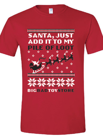 BigBadToyStore Ugly Sweater Holiday T-Shirt (Short-Sleeved) Gallery Image 2