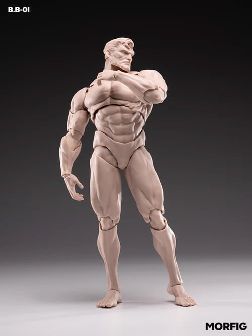 Morfig 1/12 Scale Blank Male Body (Ver. 1) Gallery Image 3