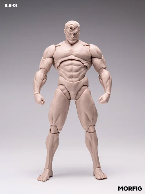 Morfig 1/12 Scale Blank Male Body (Ver. 1) Gallery Image 7