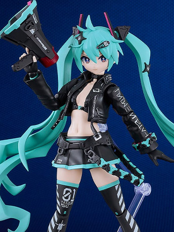 Vocaloid PLAMATEA Hatsune Miku (Chuocho Tactical Craft Ver.) Model Kit Gallery Image 2