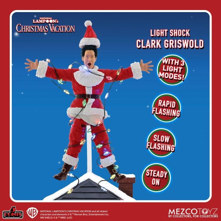National Lampoon's Christmas Vacation 5 Points Light Shock Clark Griswold Action Figure Gallery Image 5