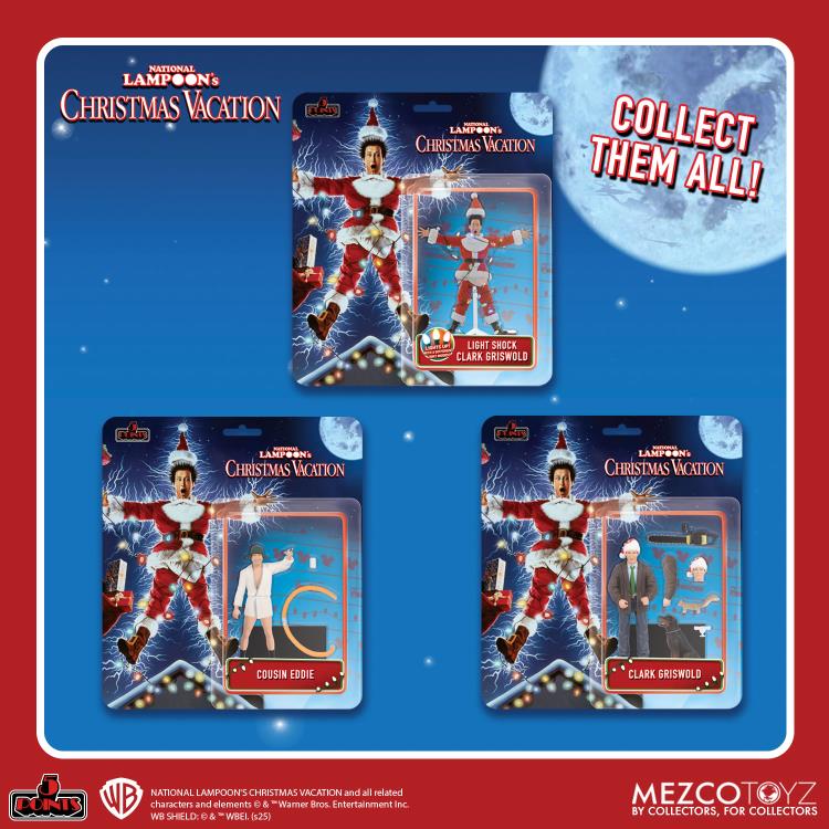 National Lampoon's Christmas Vacation 5 Points Light Shock Clark Griswold Action Figure Gallery Image 9