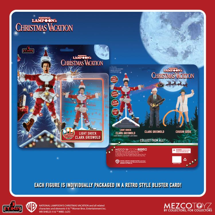 National Lampoon's Christmas Vacation 5 Points Light Shock Clark Griswold Action Figure Gallery Image 7