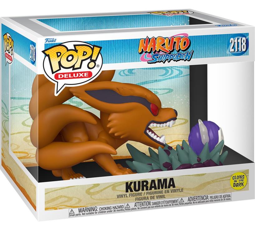 Naruto: Shippuden Pop! Deluxe #2118 Kurama (Glow) Gallery Image 5