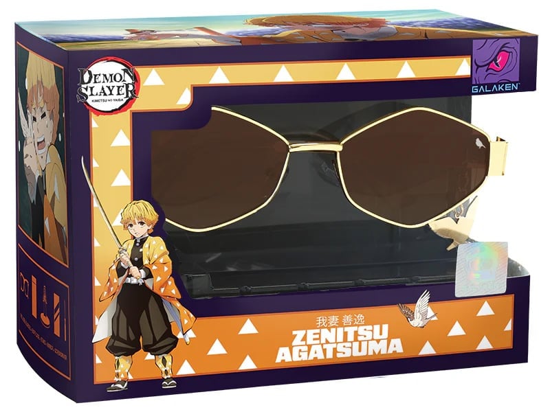 Demon Slayer: Kimetsu no Yaiba Galaken Zenitsu Agatsuma (Sparrow) Sunglasses Gallery Image 5