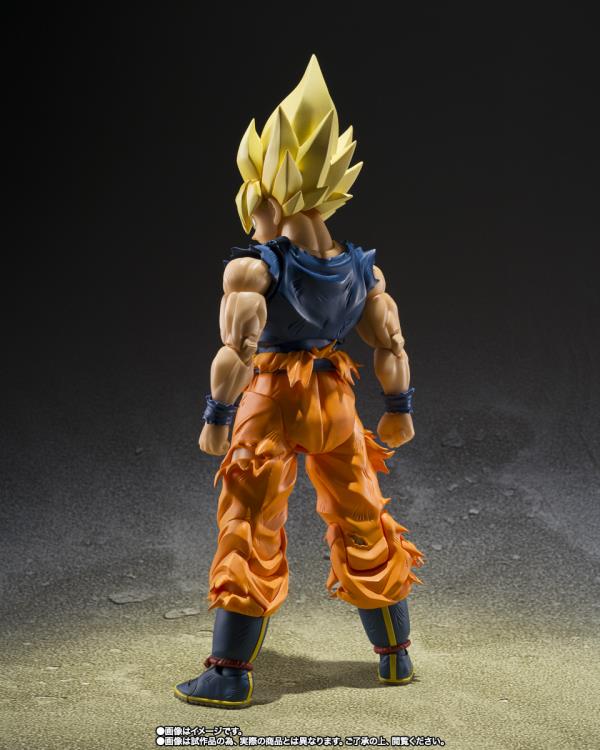 Dragon Ball Z S.H.Figuarts Super Saiyan Goku (Fighter of Rage) Exclusive Action Figure Gallery Image 9