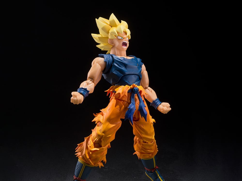 Dragon Ball Z S.H.Figuarts Super Saiyan Goku (Fighter of Rage) Exclusive Action Figure Gallery Image 1