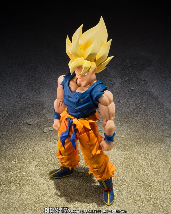 Dragon Ball Z S.H.Figuarts Super Saiyan Goku (Fighter of Rage) Exclusive Action Figure Gallery Image 3